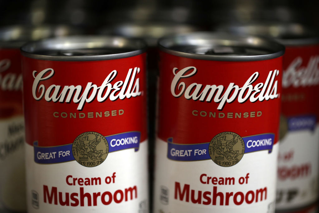 Campbell's cream of mushroom soup